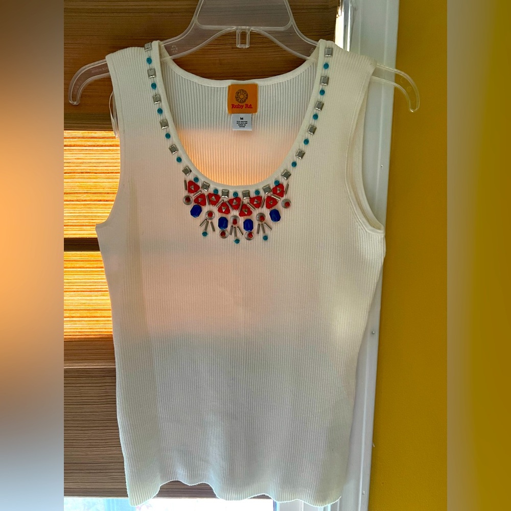 Ruby Rd. Sweater Tank Top